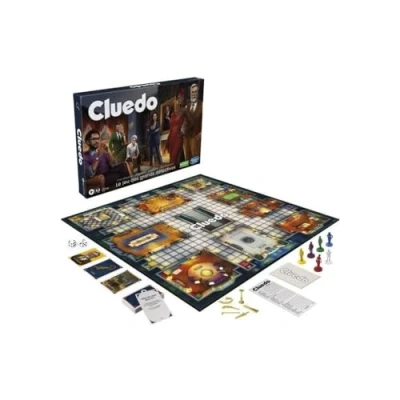 Abbildung von Hasbro Gaming Cluedo Familienspiel für 2 bis 6 Spieler, ab 8 Jahren