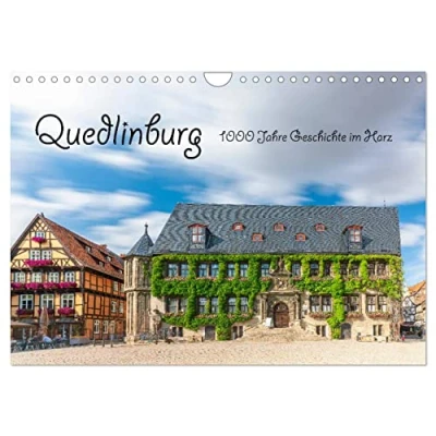 Abbildung von Quedlinburg 1000 Jahre Geschichte im Harz (Wandkalender 2025 DIN A4 quer), CALVENDO Monatskalender