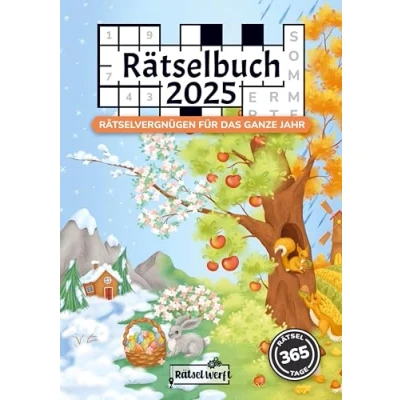 Abbildung von Rätselbuch 2025: Rätselvergnügen für das ganze Jahr mit 365 Rätseln Inkl. Sudoku, Kreuzwort &amp; Wortsuchrätseln