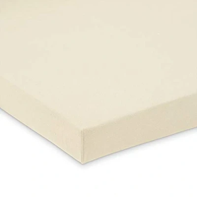 Abbildung von FabiMax BIO Baumwolle Jersey Spannbettlaken für Laufgitter 100x100 cm, beige