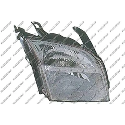 Abbildung von PRASCO FD3504803 Scheinwerfer rechts H4 weiß mit Blinklicht für Rechtsverkehr Elektromotor Stellmotor LWR, ohne Glühlampen Abdeckkappe