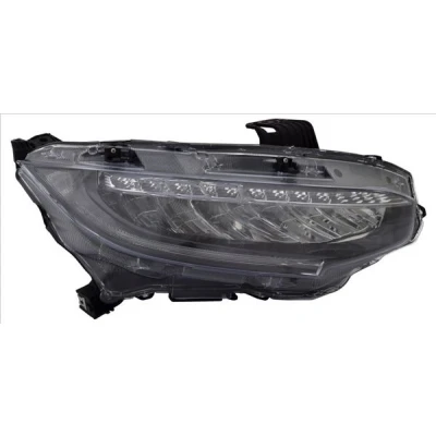 Abbildung von TYC 20 15266 00 9 Scheinwerfer links LED mit Tagfahrlicht für Rechtsverkehr LED, Elektromotor HONDA: CIVIC 10 Stufenheck