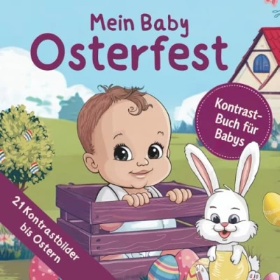 Abbildung von Mein Baby Osterfest 21 Kontrastbilder bis Ostern: Kontrastbuch für Babys