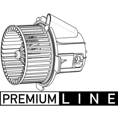 Abbildung von MAHLE ORIGINAL AB 32 000P Innenraumgebläse PEUGEOT: 307 CC, SW, Schrägheck, CITROËN: C4 I Limousine, Schrägheck