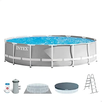 Abbildung von ÜBERSCHRIFT Erwachsene Schwimmen Pool Komplettset Prisma Frame light grey