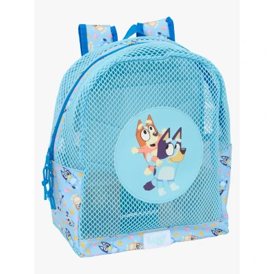 Abbildung von Safta Blue Strandrucksack für Kinder, sandfrei, mit Griffen, leicht zu reinigen, ideal Kinder verschiedener Altersgruppen, bequem und vielseitig, 32 x 12 38 cm, hellblau, M, Casual