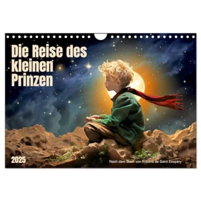 Abbildung von Die Reise des kleinen Prinzen (Wandkalender 2025 DIN A4 quer), CALVENDO Monatskalender