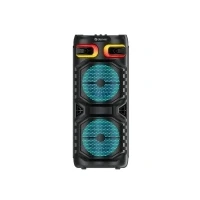 Abbildung von Denver BPS 355 Party Lautsprecher (Bluetooth, 16 W, weiß beleuchtete Lautsprecher)