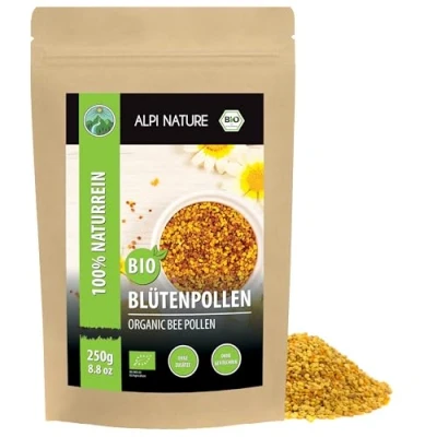 Abbildung von BIO Blütenpollen (250g), Bienenpollen naturrein, getrocknet, ohne Zusatzstoffe aus Multicolorpollen