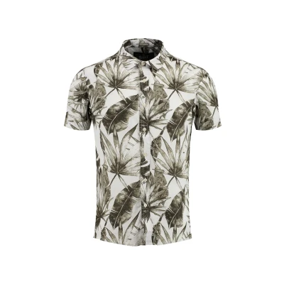 Abbildung von Key Largo Instinct 1/2 Patterned Hemd, Herren, Größe: XXL, Khaki
