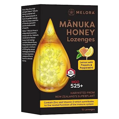 Abbildung von Manuka Group Melora Lutschpas Lemon Mgo525+umf15+ 48 g