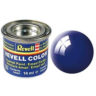 Abbildung von Revell Streichfarbe Mittelblau glänzend # 51 Farbdose 14 ml #32151