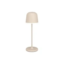 Abbildung von Eglo 900461 LED Tischleuchte MANNERA Alu, Stahl sandfarben 2,2W H:34cm Ø11cm 3000K IP54 mit Touchdimmer