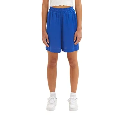 Abbildung von TOM Tailor Denim MIT Elastischem BUND Shorts, Damen, Größe: Large, Shiny royal blue