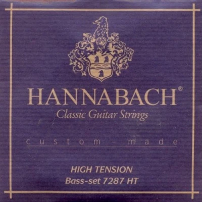 Abbildung von Hannabach 7287 Custom Made Bass Satz Konzertgitarre, high Tension