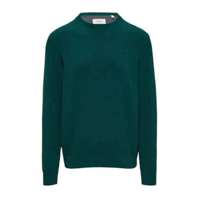 Abbildung von s.Oliver MIT Logostickerei Strickpullover, Herren, Größe: XXL, Petrol