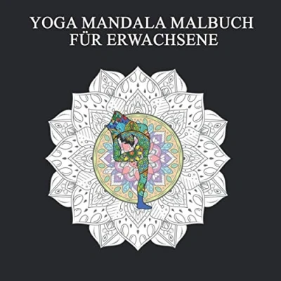 Abbildung von Yoga Mandala Malbuch für Erwachsene: Komplexe Designs zum Stressabbau Erwachsene Ein wunderschönes Malbuchgeschenk und Jugendliche