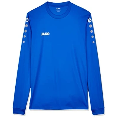 Abbildung von JAKO Team Trikot Langarm Kids Weiß blau, 152 Kinder