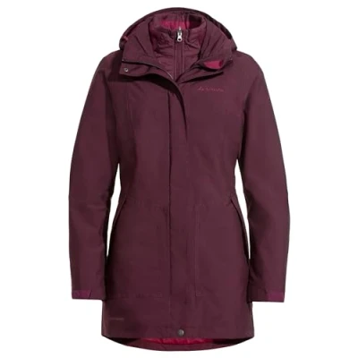 Abbildung von Vaude Doppel Idris 3 IN 1 Wintermantel, Damen, Größe: 40, Cassis