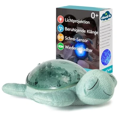 Abbildung von CloudB Nachtlicht Tranquil Turtle. Green