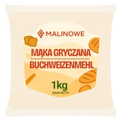 Abbildung von Malinowe BUCHWEIZENMEHL 1kg Gemahlener Buchweizen