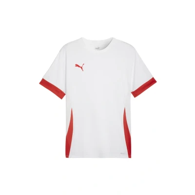 Abbildung von Puma FUßBALL Teamsport Teamgoal Matchday Sport Tshirt, Herren, Größe: XL, Weissrotrot