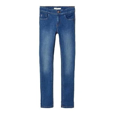Abbildung von Name it Nkfpolly PANT NOOS Jeans Slim Fit für Kinder, Größe: 164, Medium blue denim