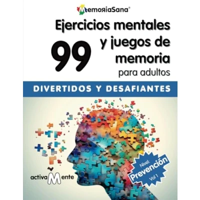 Abbildung von Activamente. 99 Actividades Mentales y Ejercicios de Memoria para Adultos Mayores Nivel Prevención. Vol 1: Variedad Juegos Pasatiempos en ... Divertidos Relajantes. Spanish Edition