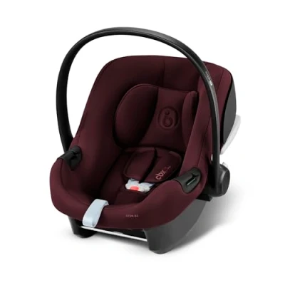 Abbildung von CYBEX Babyschale Aton B2 i Size, Ab Geburt bis ca. 24 Monate, Max. 13 kg, Inkl. Neugeboreneneinlage, SensorSafe kompatibel, Dynamic Red