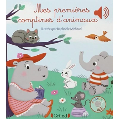 Abbildung von Mes premières comptines d&#039;animaux Livre sonore avec 6 puces Dès 1 an