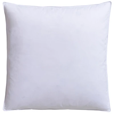 Abbildung von RIBECO Federkissen &quot;Kopfkissen Laram, allergikergeeignetes Kissen, in 40x80 oder 80x80 cm&quot;, Füllung: 90% Federn, 10% Daunen, Bezug: Baumwollgewebe, (1 St.), bietet optimale Stützkraft