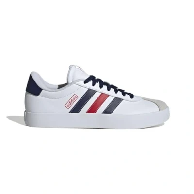 Abbildung von adidas Vl Court 3.0 Shoes Herren Schuhe, Cloud White Navy Blue Better Scarlet, 47 1/3 EU