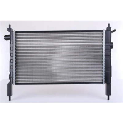 Abbildung von NISSENS 632831 Kühler, Motorkühlung Aluminium 525 322 23 Kühlrippen mechanisch gefügt OPEL: Astra F CC, Caravan, Limousine