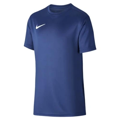 Abbildung von Nike Performance Fussball DRI FIT PARK VII Kurzarm Sport Tshirt für Kinder, Größe: 116 128, Midnight navy / white
