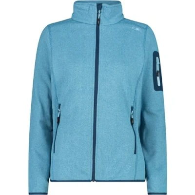 Abbildung von CMP Damen Damenjacke aus Knit Tech 3h14746 Fleecejacke, Jade Anis Majolika, 34 EU