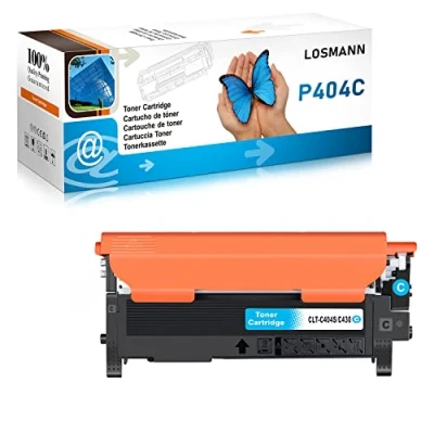 Abbildung von LOSMANN Toner Kompatibel für Samsung P404 CLT P404C 404S K404S C404S M404S Y404S for Xpress SL C430W C480FW C480W C480 C430 C480FN C433 (1x Cyan)