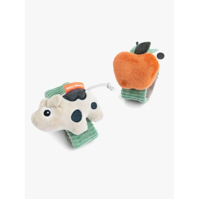 Abbildung von Done By Deer Handgelenksrassel 2er Pack, Dotti Green, Babyspielzeug