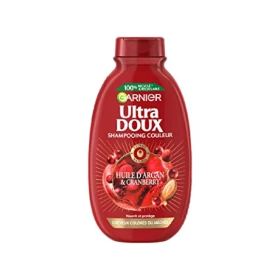 Abbildung von Ultra Doux Argan und Cranberry Shampoo mit Öl, 250 ml