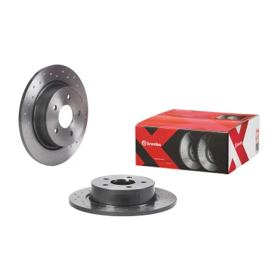 Abbildung von BREMBO 08.B601.1X Bremsscheibe 280 11 5 voll, gelocht beschichtet FORD: KUGA 2, Tourneo Connect / Grand V408 Kombi, C Max 2