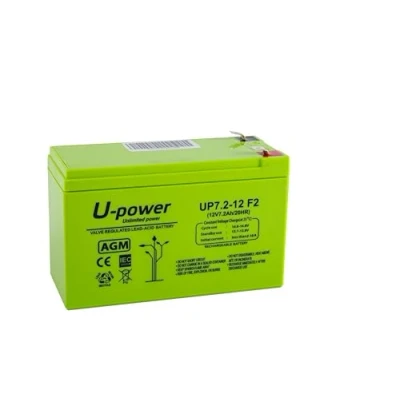 Abbildung von Master U Power Blei Akku AGM 12V 7.2Ah F2 6,3mm