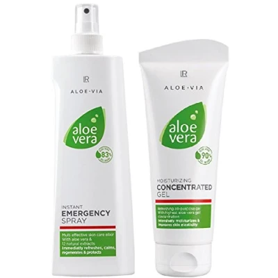 Abbildung von LR Aloe VIA Vera Intensiv Pflege Set (150 ml Emergency Hautspray &amp; 100 Konzentrat)