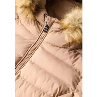 Abbildung von Superdry FUJI HOOD MID Length Wintermantel, Damen, Größe: 36, Winter taupe