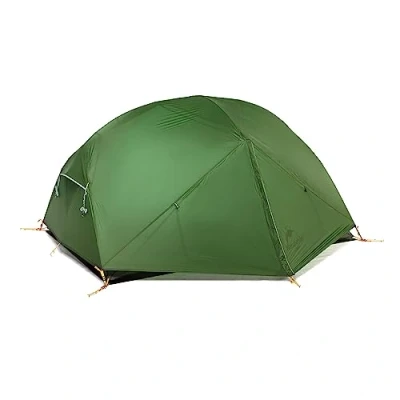 Abbildung von Naturehike Mongar Ultraleichte 2 Personen Zelt 210T Silikon Doppelten Camping (210T Waldgrün)