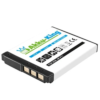 Abbildung von Akku King kompatibel mit Sony NP FT1 Li Ion 680mAh für Cyber Shot DSC L1, M1, M2, T10, T11, T5, T9