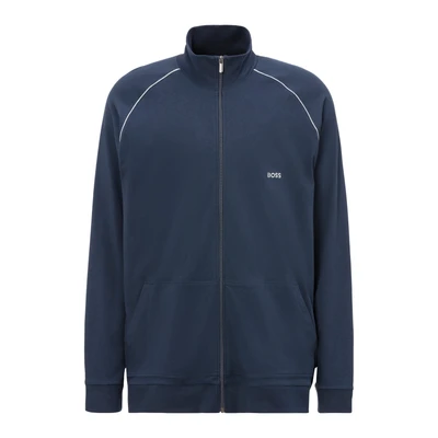 Abbildung von BOSS Sweatjacke mit Logostickerei
