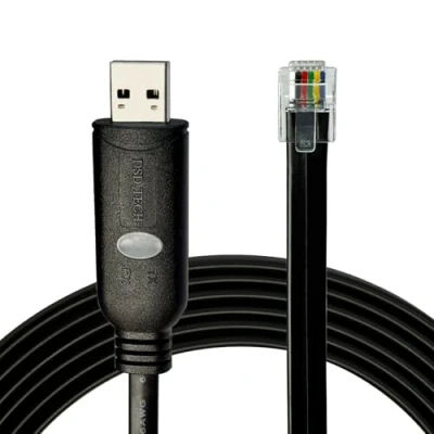 Abbildung von DSD TECH USB zu RJ12 6P4C RS232 Seriell Kabel SH RJ12A mit FTDI Chip