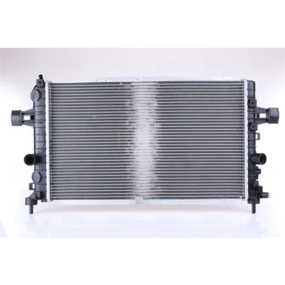 Abbildung von NISSENS 63121 Kühler, Motorkühlung Aluminium 600 369 26 Kühlrippen gelötet OPEL: Zafira B, Astra H Caravan, Schrägheck