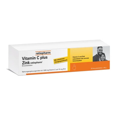 Abbildung von Vitamin C plus Zink ratiopharm 20 St