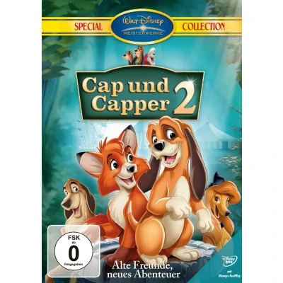 Abbildung von Cap und Capper 2 DVD Disney Meisterwerk