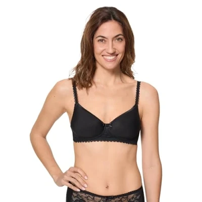 Abbildung von Playtex Damen Spacer Bügel BH, Schwarz, 75D